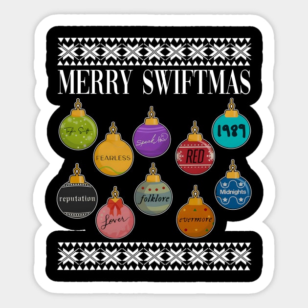 Merry Swiftmas Sticker by iperjun